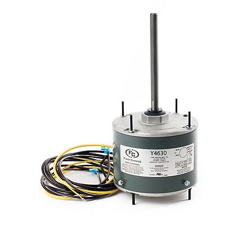 Lennox Y4630 - ( WG840736HT-EW ) Condenser Fan Motor, 1/4 HP, 460V-1Ph, 1075 RPM, 70C