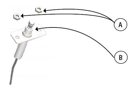 Lennox Y5353 – Lennox 550002284 Flame Sensor Kit for GWM Series Wall-Mounted Gas Boilers