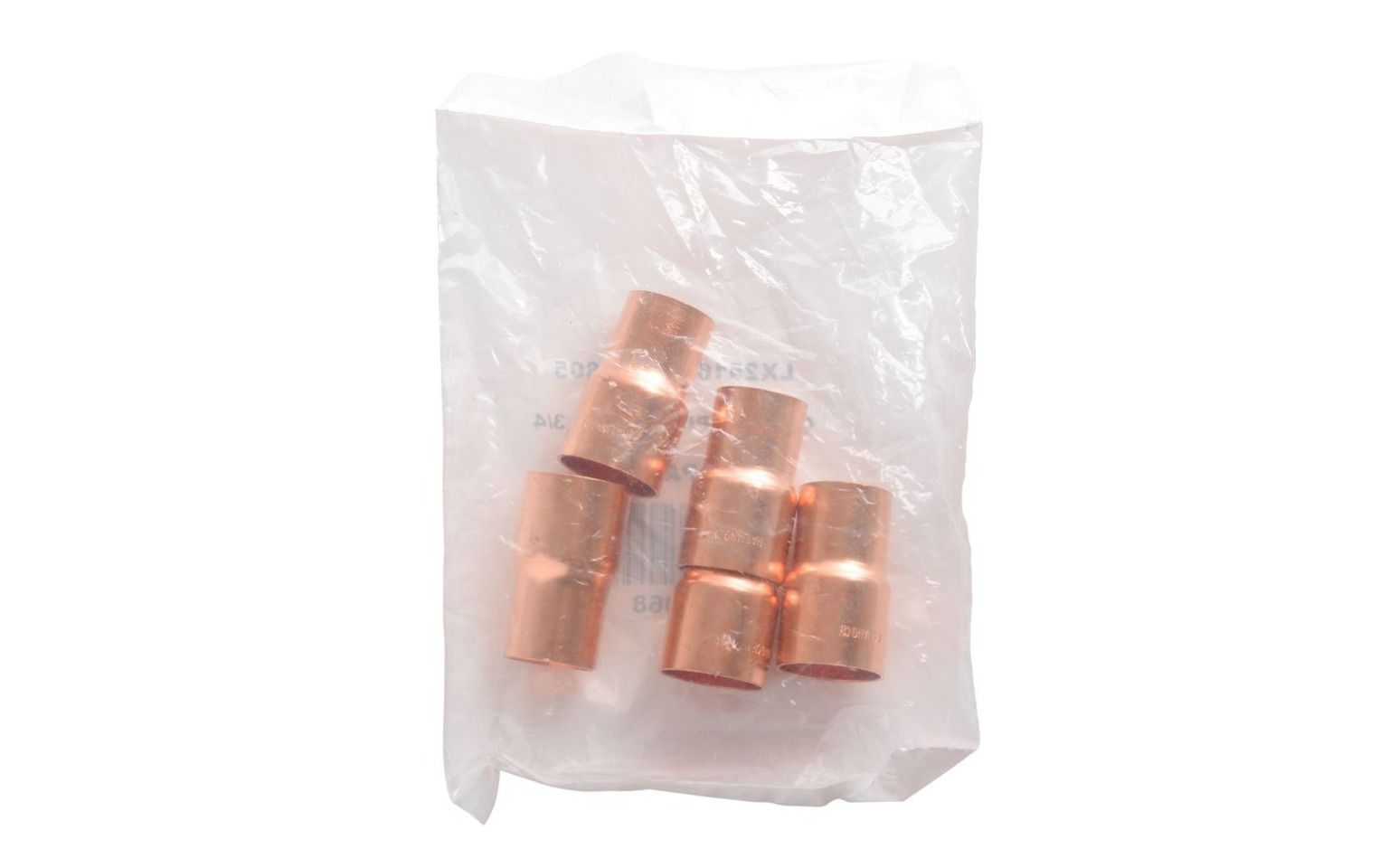 Lennox Y7068 - Copper Reducer Coupling, 7/8 x 3/4, C x C, 5/pkg