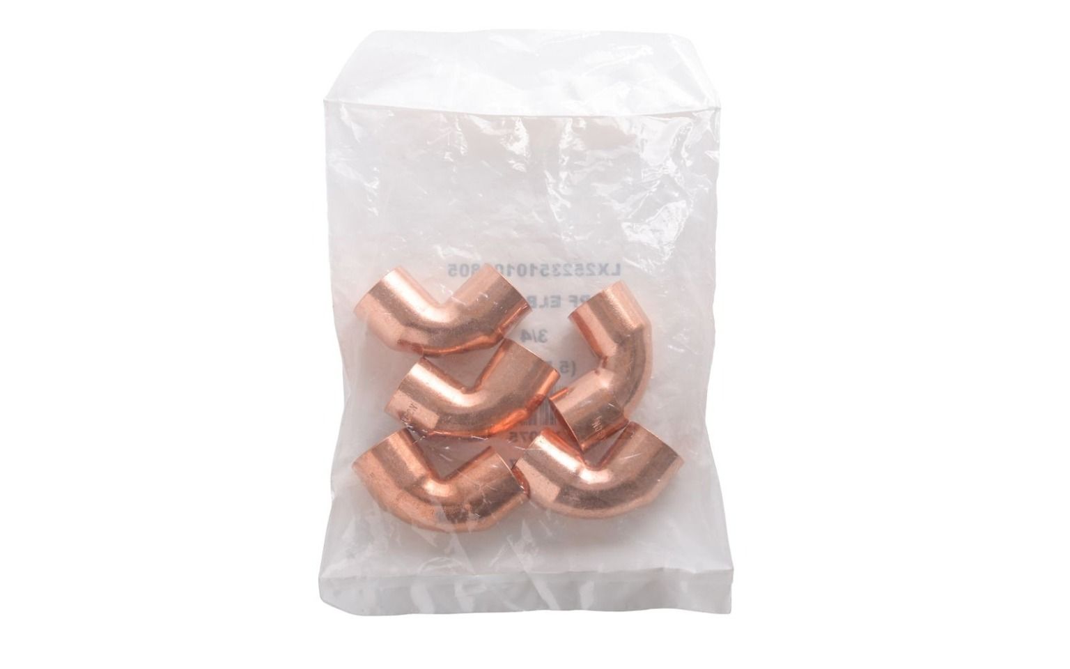Lennox Y7074 - Copper Close Rough Street Elbow, 90 Deg, 3/4", C x C, 5/Pkg