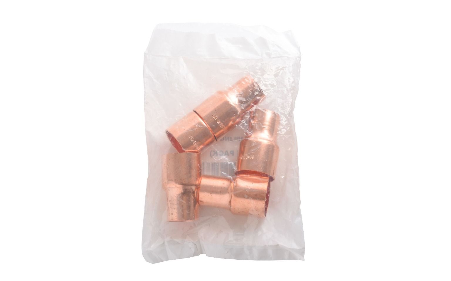Lennox  Y7083 - Copper Reducer Coupling, 1-1/8 x 7/8, C x C, 5/pkg