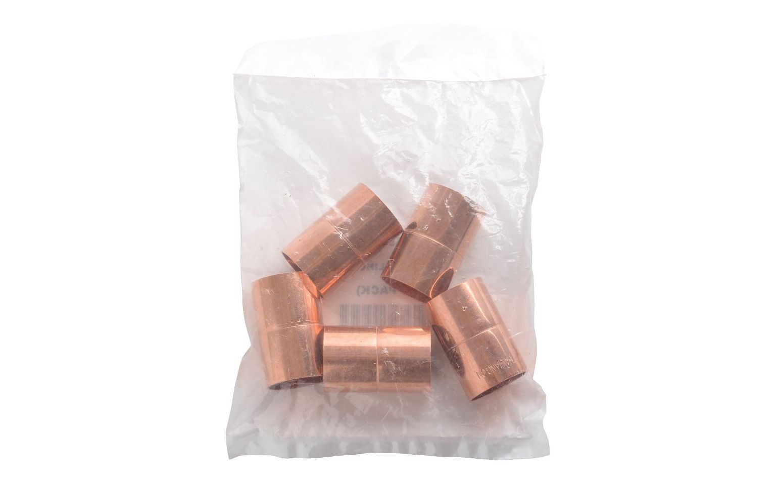 Lennox Y7087 - Copper Rolled Stop Coupling, 1-1/8", C x C, 5/Pkg