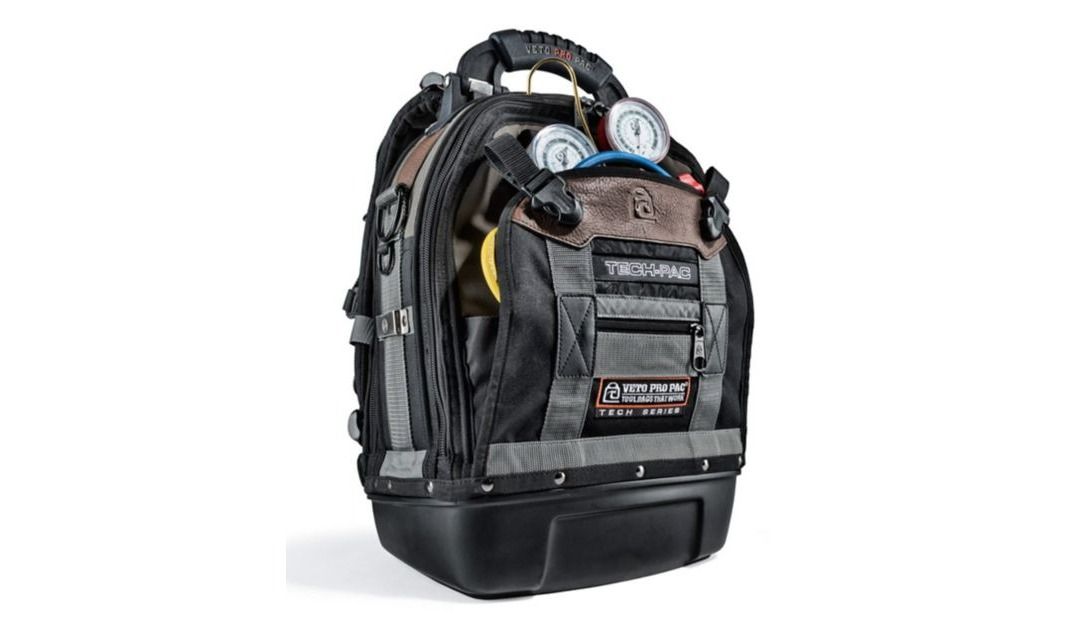 Lennox Y8219 – Veto Tech Pac Tech Series Tool Backpack, Heavy-Duty HVAC Technician Tool Bag with Waterproof Base & Multiple Storage Compartments, Professional Service Carrying System