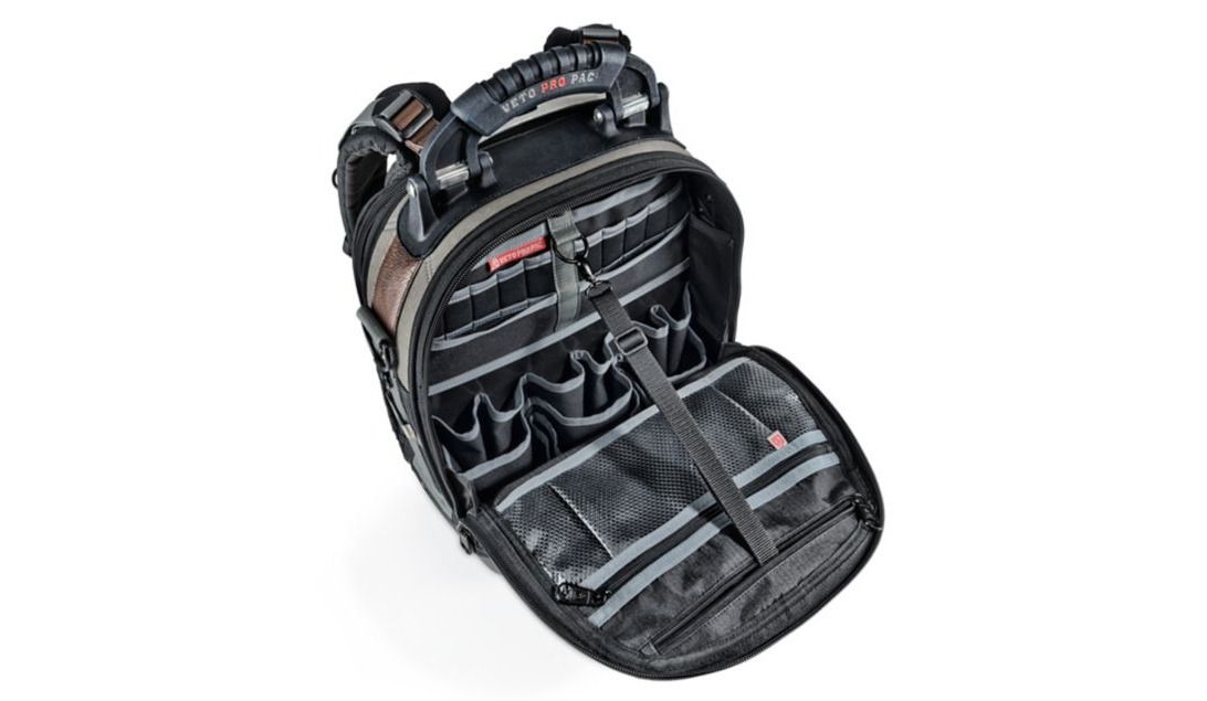 Lennox Y8219 – Veto Tech Pac Tech Series Tool Backpack, Heavy-Duty HVAC Technician Tool Bag with Waterproof Base & Multiple Storage Compartments, Professional Service Carrying System