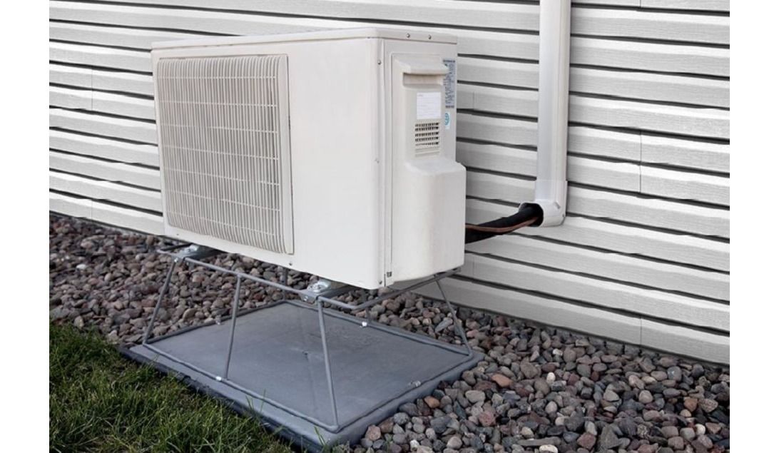 Lennox Y8397 – Supreme Stands MIN1832 Mini-Split Heat Pump Stand, 32 Inch Width x 18 Inch Depth x 10 Inch Height, Heavy-Duty Outdoor Condenser Mounting Platform