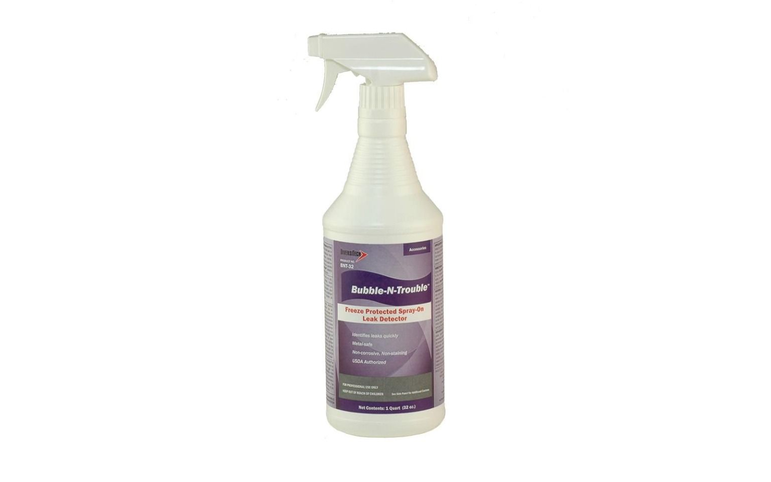 Lennox Y8700 - DiversiTech BNT-32, Bubble-N-Trouble Freeze Protected Spray-On Leak Detector, 32 Ounce Trigger Spray Bottle