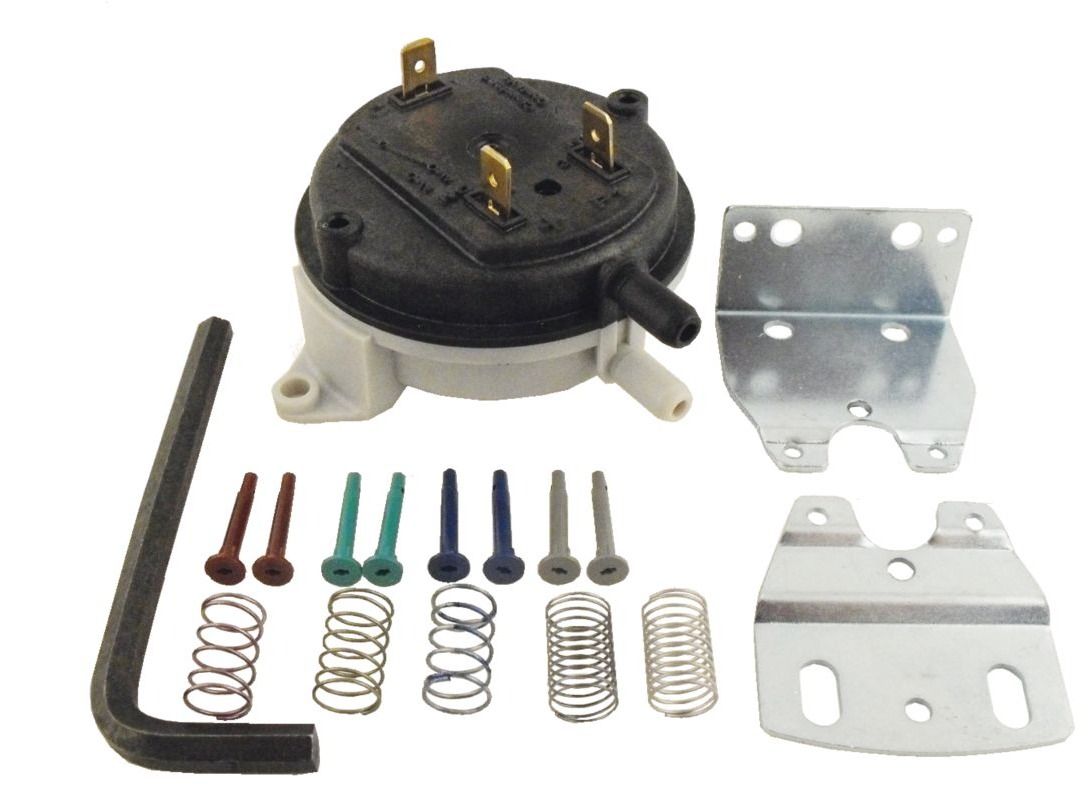 Lennox Y8802 – Supco NS2000031 Universal Air Pressure Switch, Adjustable 0.10" to 10.0" WC, OEM Furnace Draft Proving Replacement Part