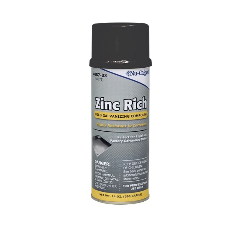 Nu-Calgon 4087-03 - Aerosol, Zinc Rich Cold Galvanizing 6 x 13 oz. cs.