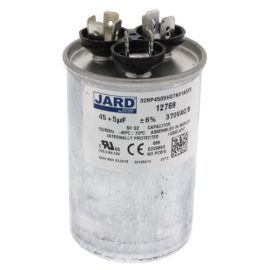 Jard 12769 - 45/5 MFD Round Run Capacitor (370V)