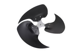 Lennox  14W78 - Lennox 100017-05, Swept Wing Fan Blade, 26" Diameter, 3-Blade, 15 Pitch, 1/2" Bore, CCW Facing Discharge