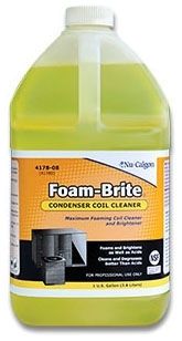 Nu-Calgon  4178-08 - Foam-Brite Air Cooled Condenser Coil Cleaner 1-Gallon