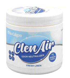 Nu-Calgon 6100-10 - ClenAir Fresh Linen (1 lb. Tub Each) 12 x 1 cs