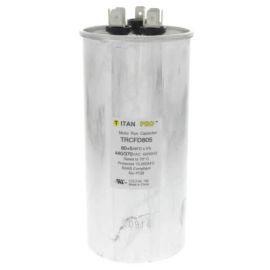Titan Pro  TRCFD805 - 80/5 MFD Round Dual Motor Run Capacitor (440/370V)