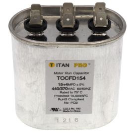 TITAN TOCFD154 15+4 MFD 440/370V OVAL