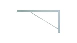 Lennox X1727 - Bramec Bracket 19879, AC Heat Pump Mounting Brackets, Gray, 30 L x 1.5 W x 16 H IN