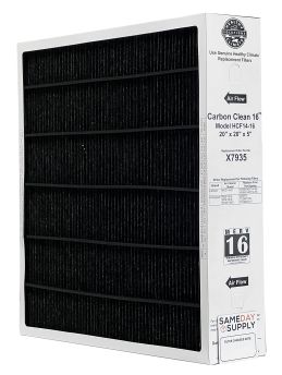 Lennox X7935 - ( HCF14-16 ) Disposable Pleated Box Filter 20 x 20 x 5 Inch, MERV 16